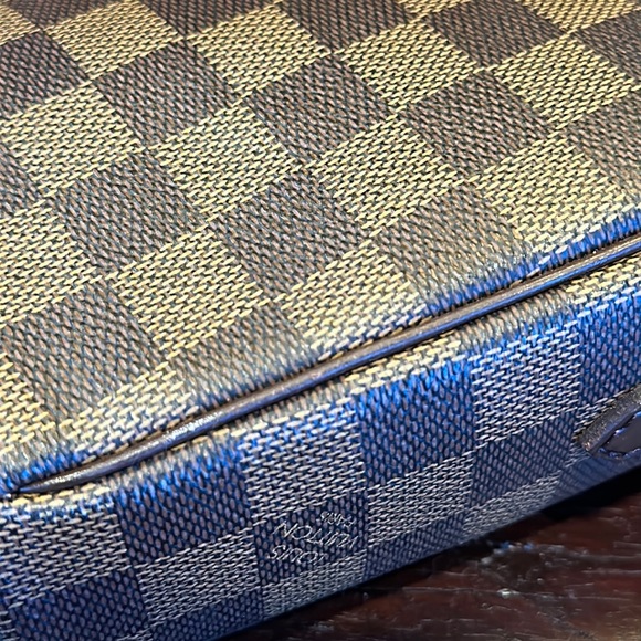 Louis Vuitton Ipanema PM Damier Ebene Crossbody Shoulder Bag Unisex - Picture 12 of 13